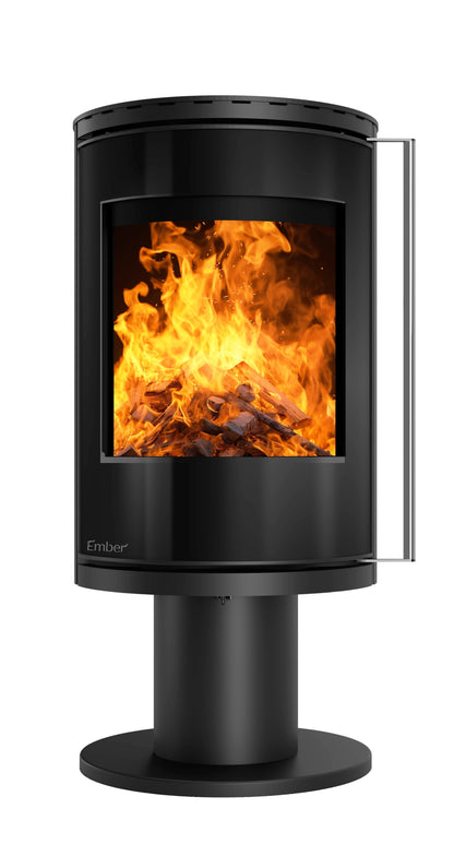 Ember Kamin F-16 VG drehbar Vollglastür